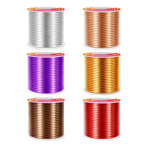 12 GA Purple Brown Red Assorted Anodized Aluminum Craft Wire