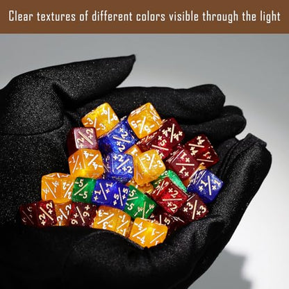 108PCS MTG Tokens & 12mm MTG Dice Set for Magic Card
