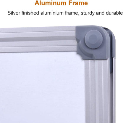 Premium 60"x 48" Magnetic Dry Erase Board with Aluminum Frame | Versatile Wall-Mounted Large Whiteboard with Pen Tray for Enhanced Office and Classroom Presentations & Collaborations