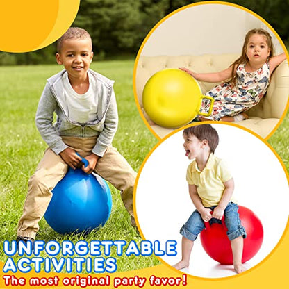 3 Pcs 20 Inch Bouncing Ball with Handle (3 Count)