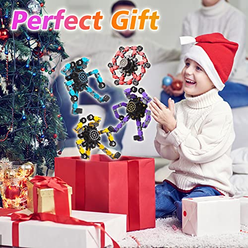 5 Pcs Transformable Fidget Spinners Toys for Kids and Adults (5 Count)