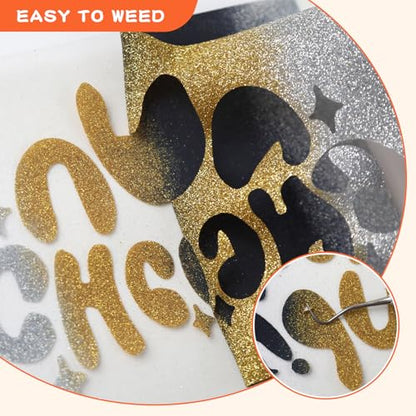 Glitter Heat Transfer Vinyl Rolls