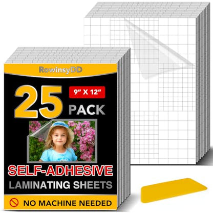 25 PCS Self Laminating Sheets (25 Count)