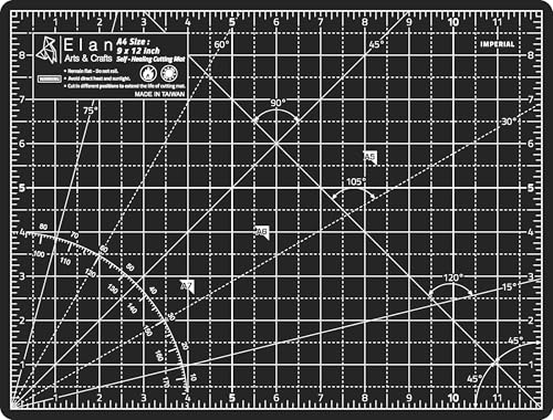 Cutting Mat A4 Black & Taupe
