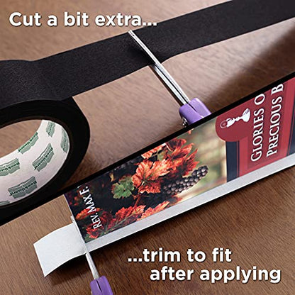 1.5 Inch Black Book Repair Cloth Tape 30 Yard Roll