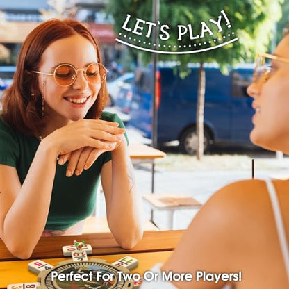 Double 12 Numeral Pro Size Mexican Train & Chicken Domino Set