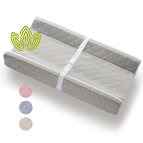 Organic Cotton Covered Contoured Baby Changing Pad