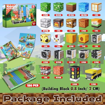 150 PCS Magnetic Blocks