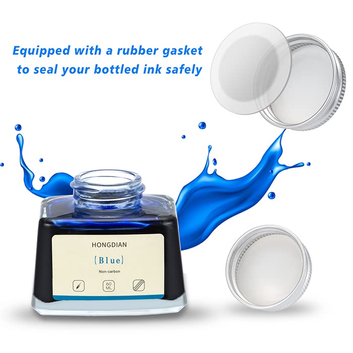 Hongdian Fountain Pen Bottled Ink Blue