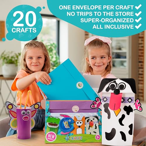 20 Award Winning Animal Toddler Arts and Crafts for Kids Ages 3