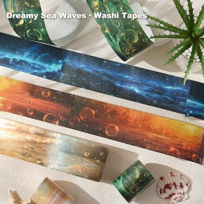 Ocean Fantasy Washi Tape Set (6 Count)