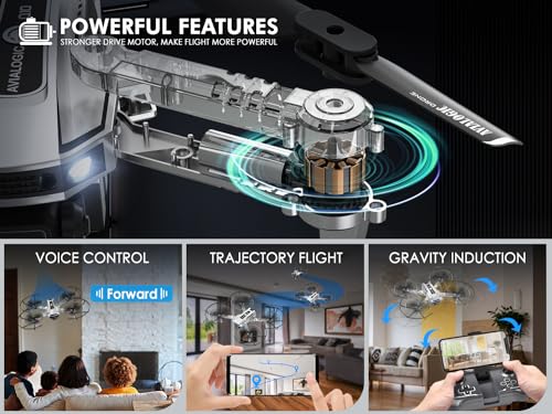 Mini Drone with Camera for Kids (2 Count (Battery))