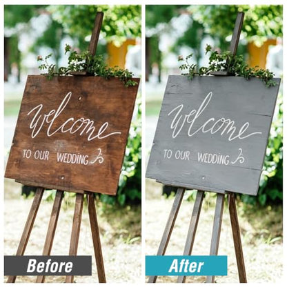 Chalkboard Paint Gray Chalk Board Paint for Wood (12 Fl Oz)