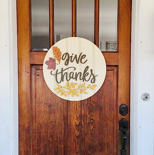 Fall Stencils for Painting on Wood 12" Thanksgiving Round Stencils (9 Count)