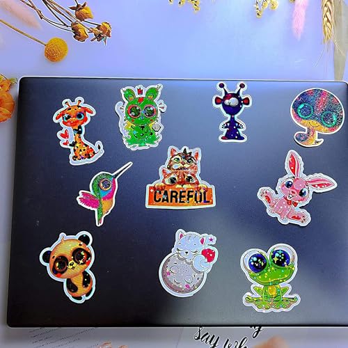 36 Sheets Holographic Sticker Paper Clear Self (36 Count)