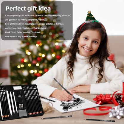 Drawing Sketching Pencil Set (24 Count)