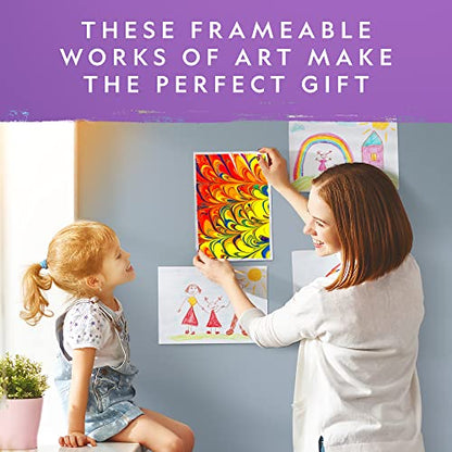 National Geographic Marbling Paint Craft Kit to Create Marble Art for Kids