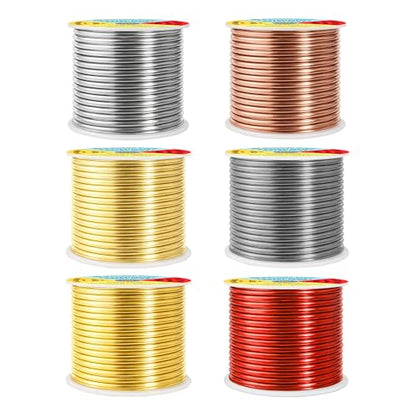 10 GA Gray Copper Red Assorted Anodized Aluminum Craft Wire