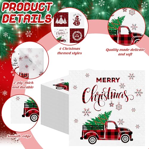 200 Pcs Christmas Napkins (200 Count)