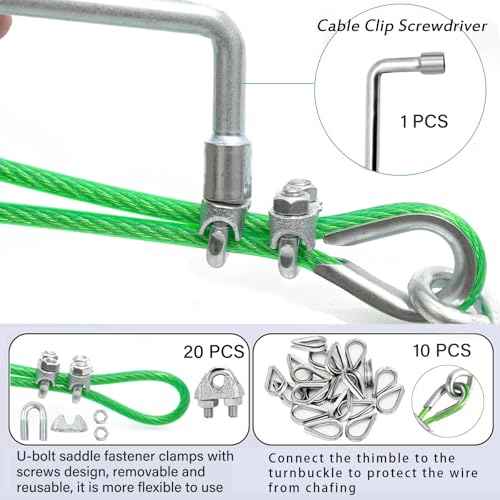 1 8" Clothes Line Outdoors