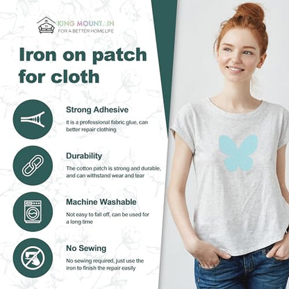Iron on Patches for Clothes (8 Count)