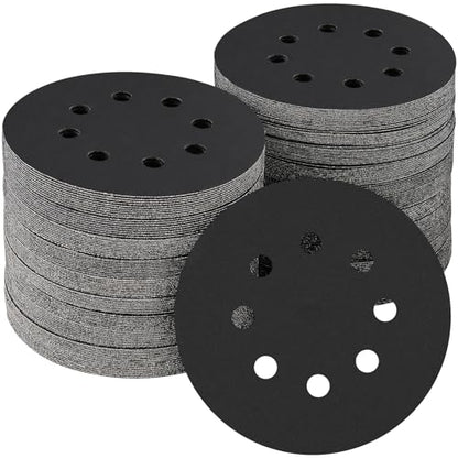 100PCS 5 Inch Sanding Discs 320 Grit Random Orbit Sander Sandpaper (100 Count)