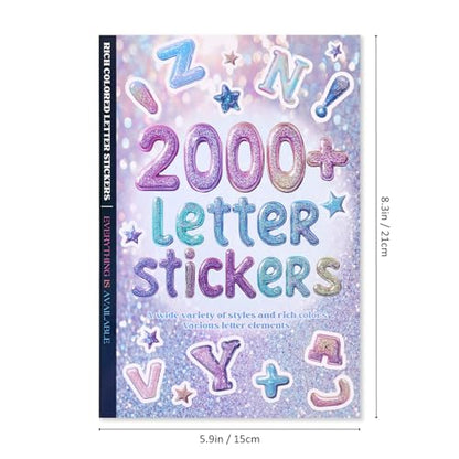 2000+ Pcs Alphabet Sticker for Journaling