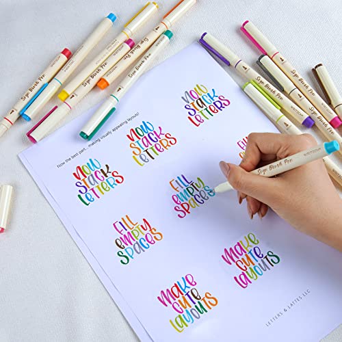 Brush Tip Marker Pens (12 Count)