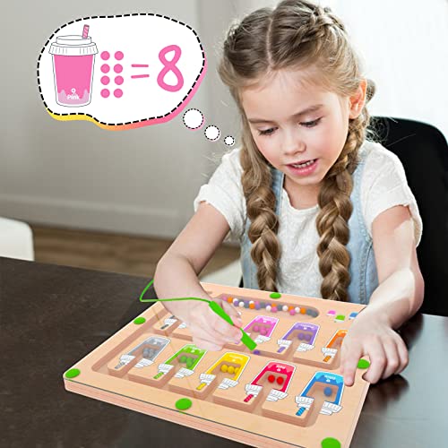 Magnetic Color and Number Maze