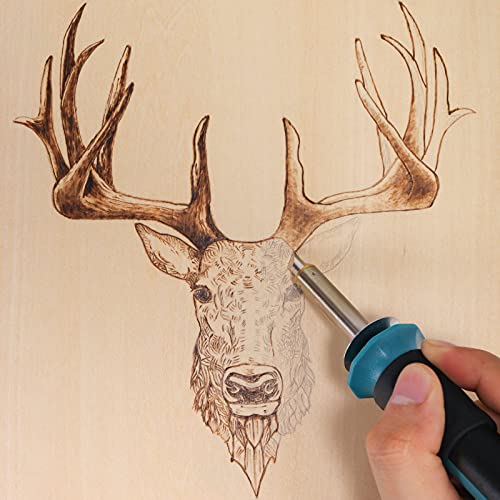 930 IV Pyrography Wood Burning Pen Kit Adjustable Temperature