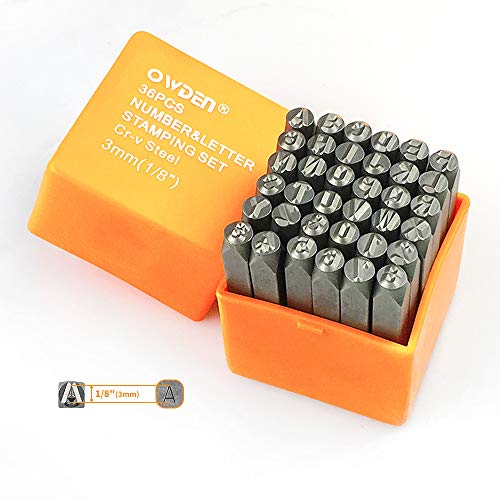 Professional 36Pcs. Steel Metal Stamping Tool Set