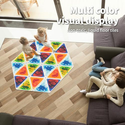 4 Sheet Liquid Triangle Sensory Tiles (4 Count)