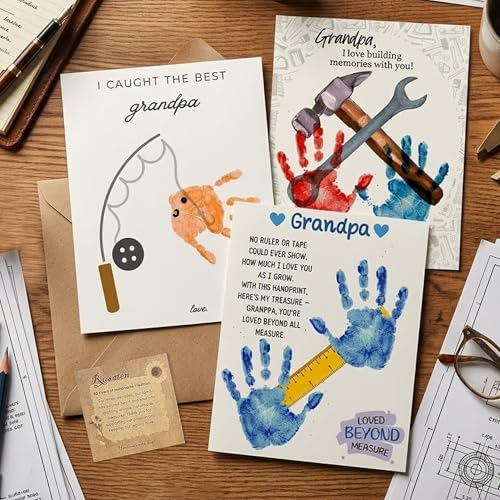 Fathers Day Grandpa Gifts Crafts from Kids (3 Count)
