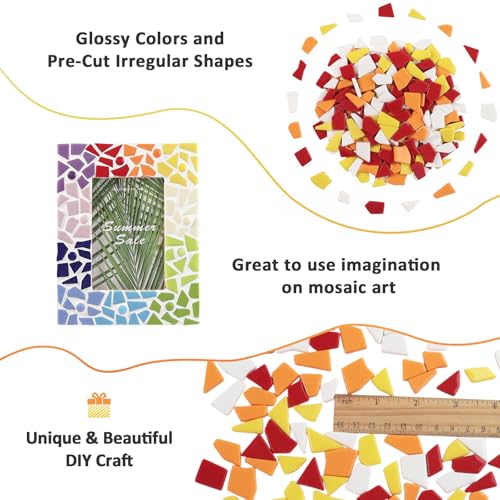 Red Glass Mosaic Tiles