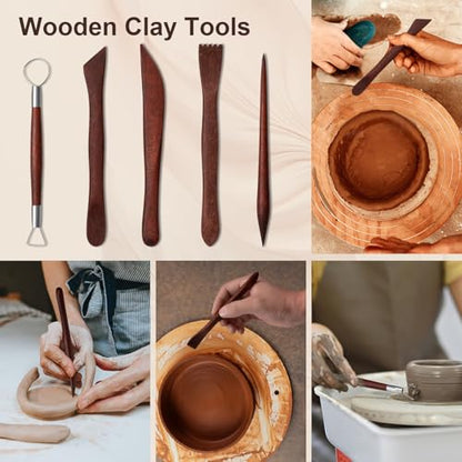 31 Pcs Polymer Clay Sculpting Tools Kit for Adults