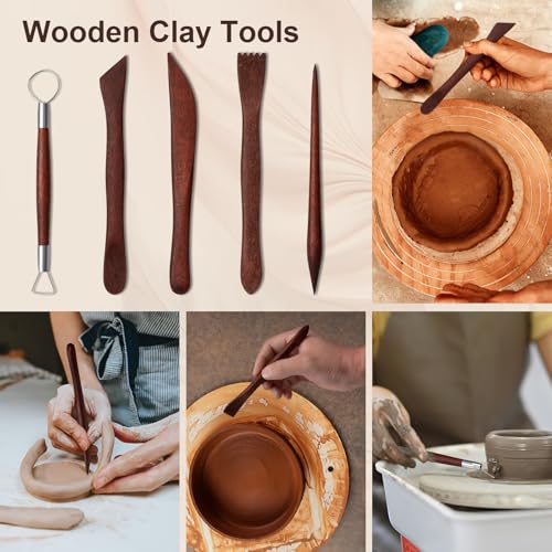 43 Pcs Polymer Clay Sculpting Tools Kit for Adults