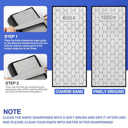 Double sided Diamond Sharpening Stone