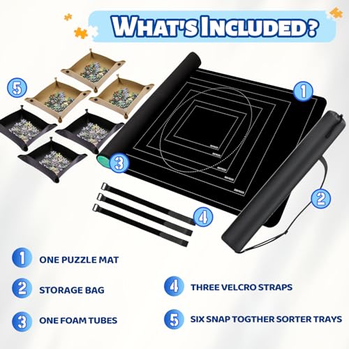 Jigsaw Puzzle Mat Roll Up