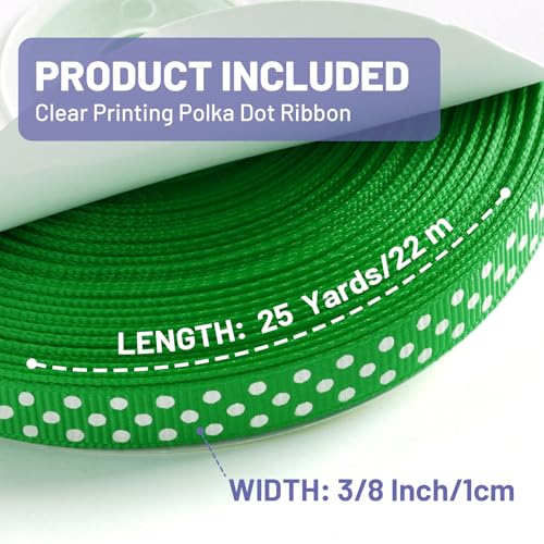 Polka Dot Grosgrain Ribbon 3