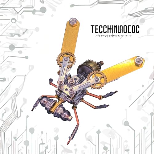 3D Metal Puzzle Insect Bug Mechanical Fly Model Steampunk Sculpture DIY Projects Making Kit Arts and Crafts Metal Building Science kit