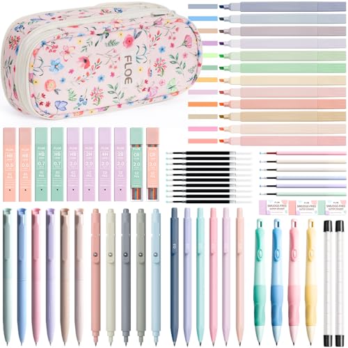 65PCS Aesthetic School Supplies Back to School Supplies Cute Stationary Set (65 Count)