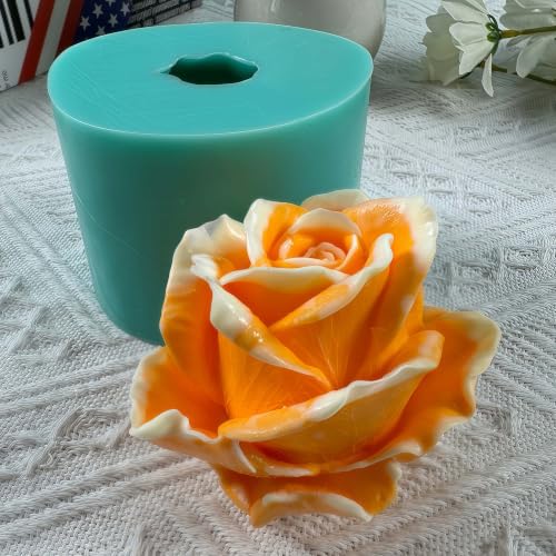 3D Blooming Rose Silicone Mold