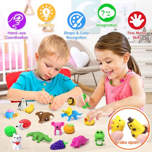 40 Cute Desk Pets for Classroom (40 Count)