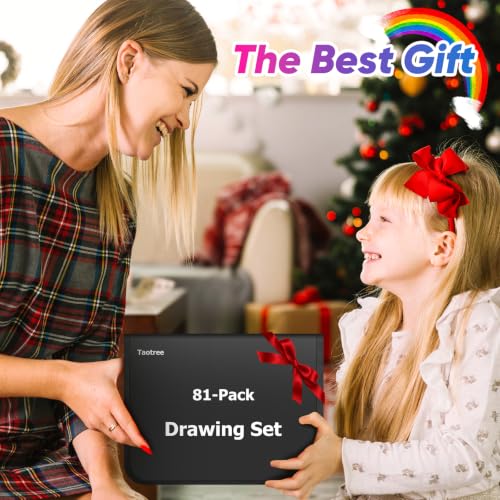 81 Pack Art Supplies for Adults (81 Count)
