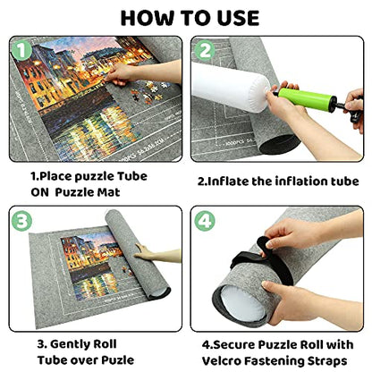 Portable Puzzle Mat Roll Up (1500 Count)