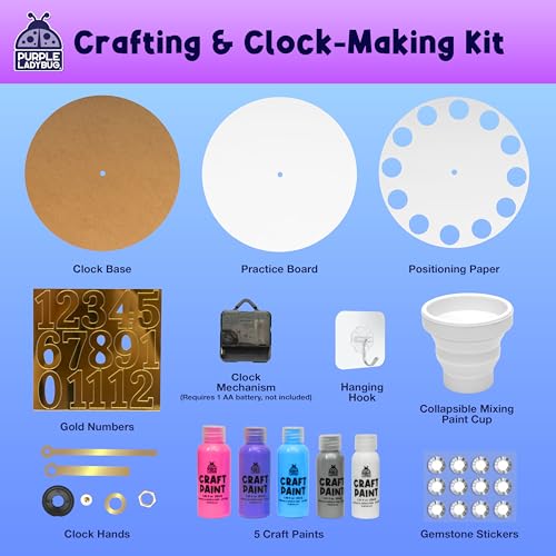 Easy Cleanup Paint Pouring Kit for Ages 6+