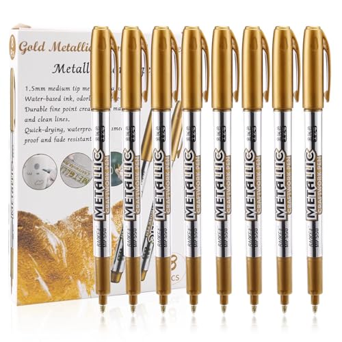 Metallic Marker Pens (8 Count)