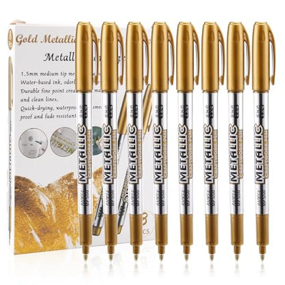 Metallic Marker Pens (8 Count)