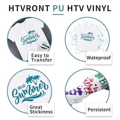 Teal Heat Transfer Vinyl (24 Count)