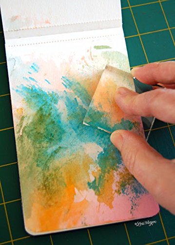 1PC Acrylic Stamp Blocks with Grid Lines